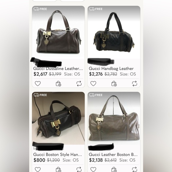 EUC ✨ Gucci Duchessa Leather Boston Bag! ✨ - Picture 14 of 14